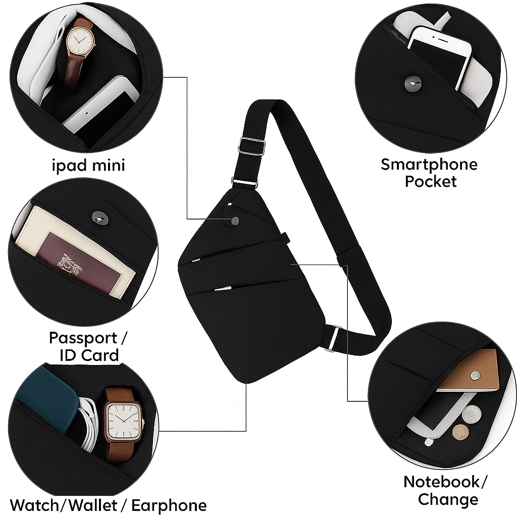 Lockline Slim Anti-Theft Carry Bag